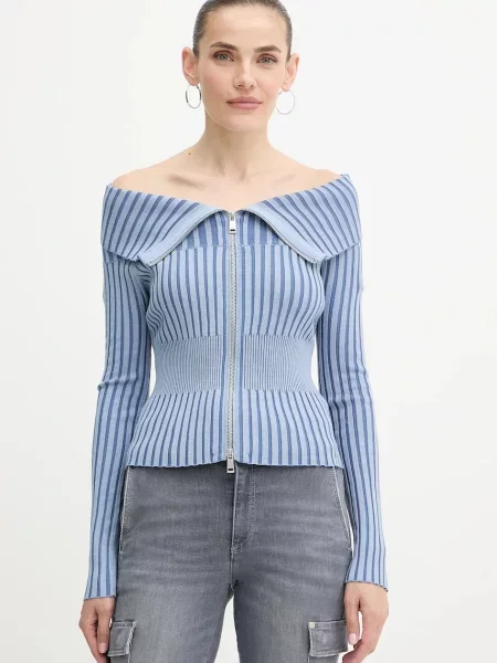 Guess cardigan KATHRYN albastru