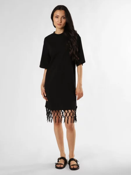 EDITED Sukienka Kris Kobiety jednolity 36 czarny