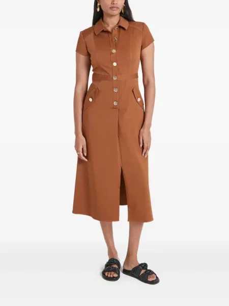 Rochie Temperley London de costum maro