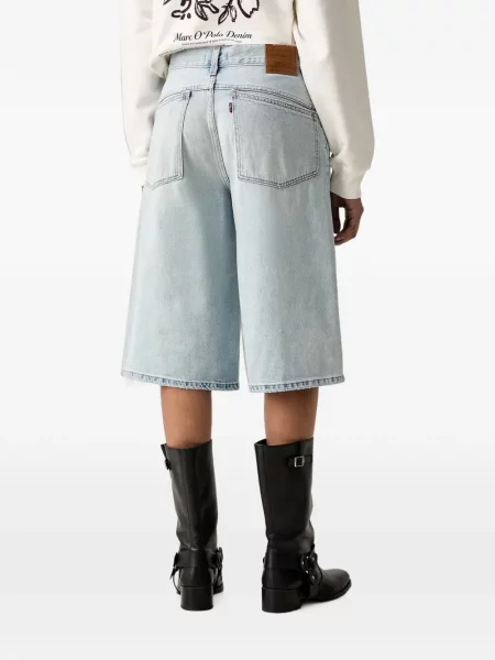 Scurt rucsac Levi's® cu autograf din dantelă gri