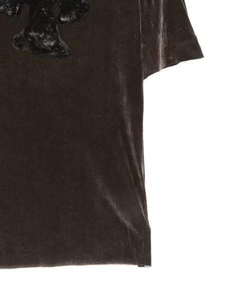 Tricou Jnby de catifea gri