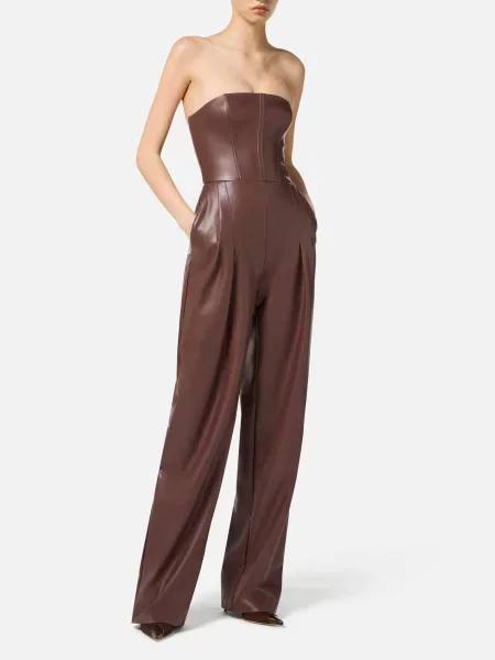 Комбинезон Elisabetta Franchi коричневый