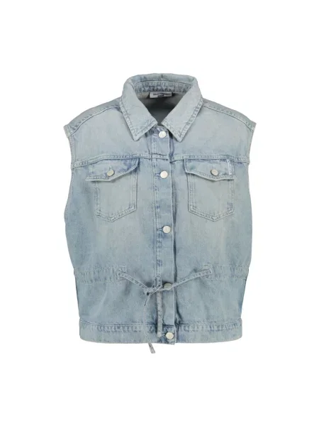 Marc O'Polo Denim kamizelka dżinsowa Kobiety S niebieski