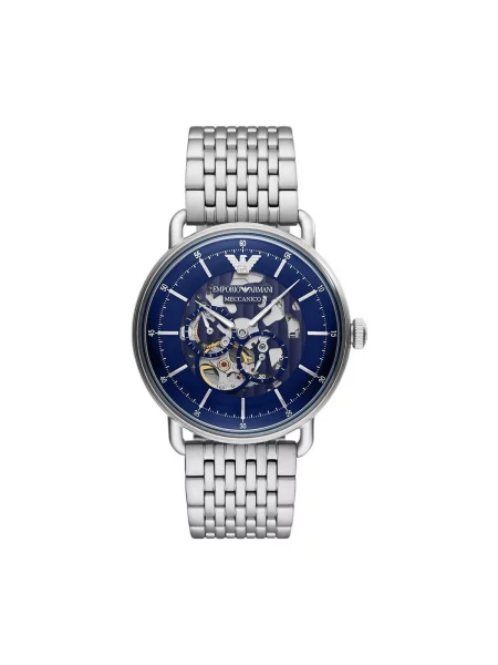 Hodinky Emporio Armani strieborná