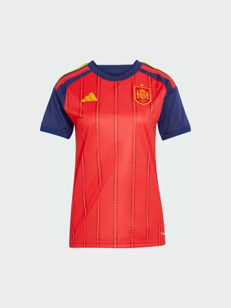 Переработанный футболка Adidas красная