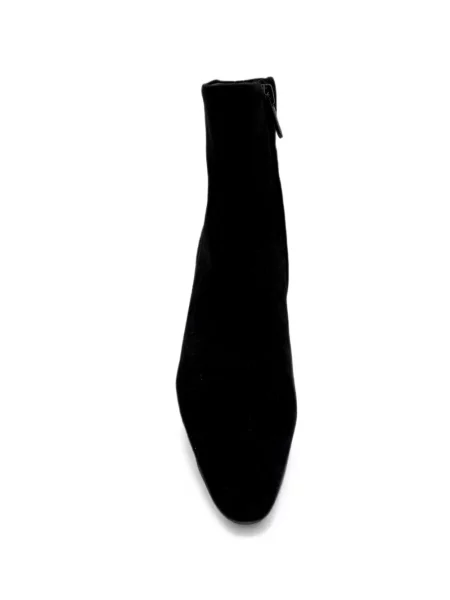 Cizme scurte Sam Edelman din piele de căprioară negru