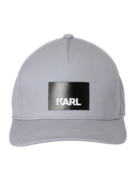 Karl Lagerfeld Șapcă gri / negru alb