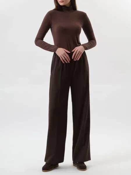 Брюки Weekend Max Mara коричневые