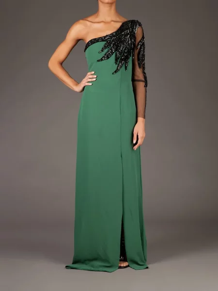 Rochie Georges Mak de costum verde
