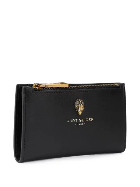 Портмоне Kurt Geiger London с автограф черно