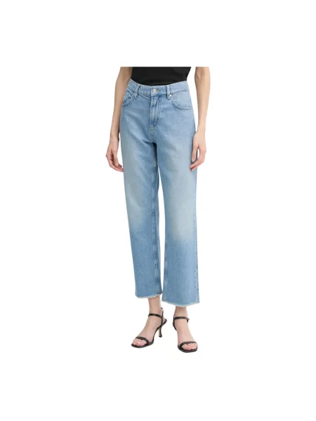 Jeansy straight leg Joop! niebieskie