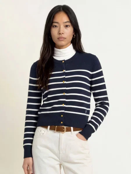 Tommy Hilfiger Kardigan blau biały