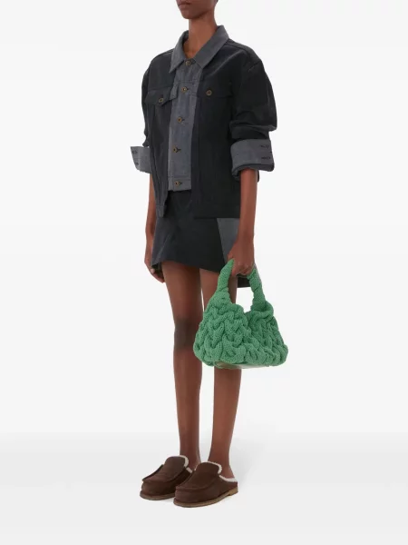 Mini džinsinis sijonas Jw Anderson pilka