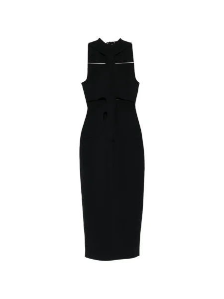 Rochie midi Cult Gaia până la genunchi de costum negru