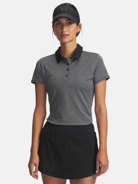 Polo Under Armour cu imagine negru