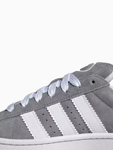 Sneakerși Adidas Campus din piele de căprioară gri