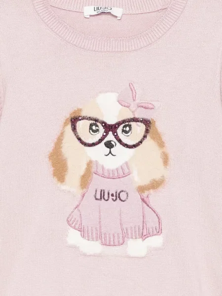 Sweter dziecięcy Liu Jo fioletowy