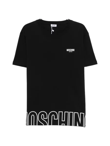 Tricou Moschino cu autograf negru