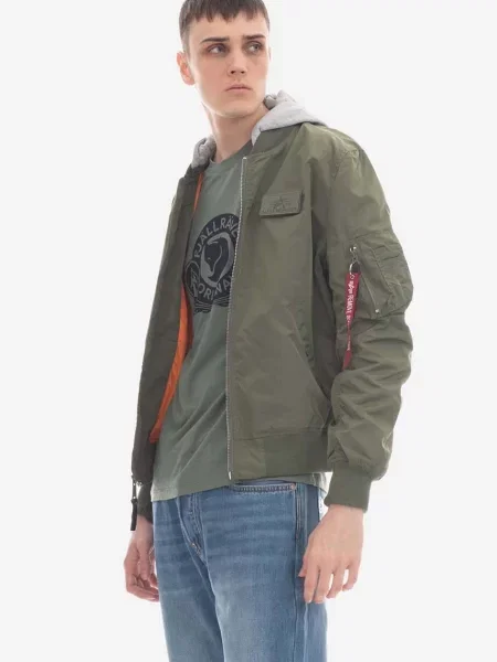 Kurtka Alpha Industries TT Hood BP Sage Green M zielona