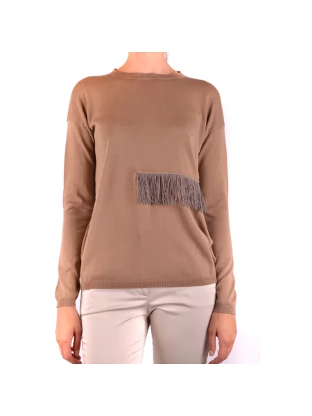 Sweter Fabiana Filippi brązowy