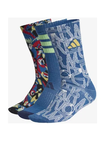 Skarpety adidas Farm 3 pary S niebieskie
