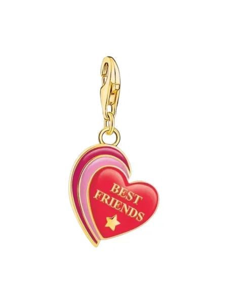 Zawieszka Thomas Sabo w serca czerwona