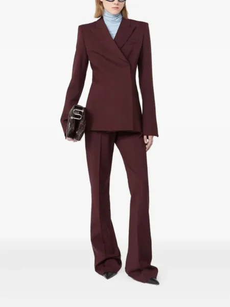 Platėjantys kelnės Sportmax raudona