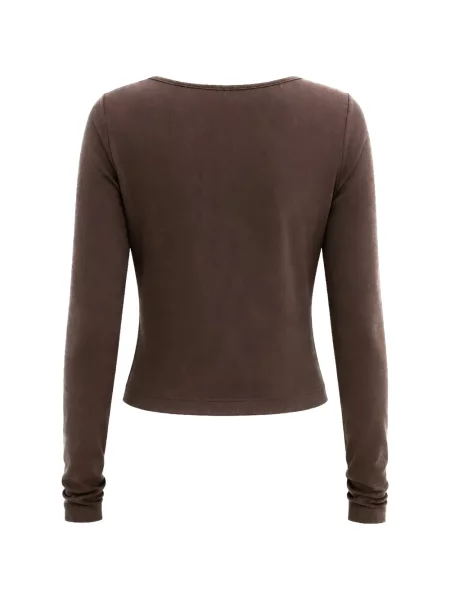 Top Guess cu funde maro