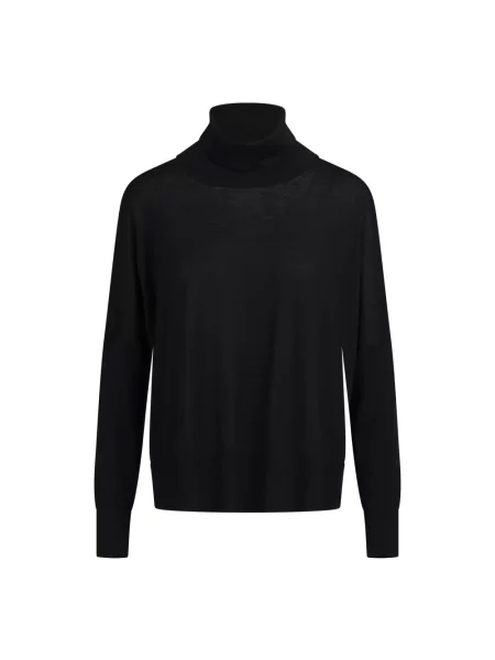 Sweter z golfem Gran Sasso czarny