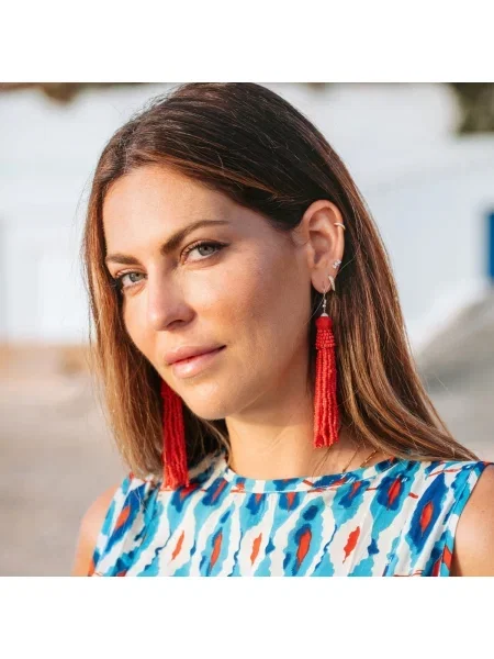 Boho hodinky Isla Bonita By Sigris červená
