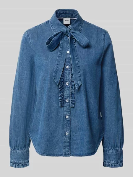 Koszula jeansowa o kroju regular fit z czystej bawełny model VICTORIA' Brax