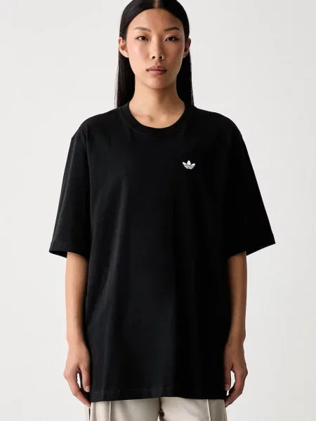 Adidas Originals majica za žene od pamuka Essentials crna