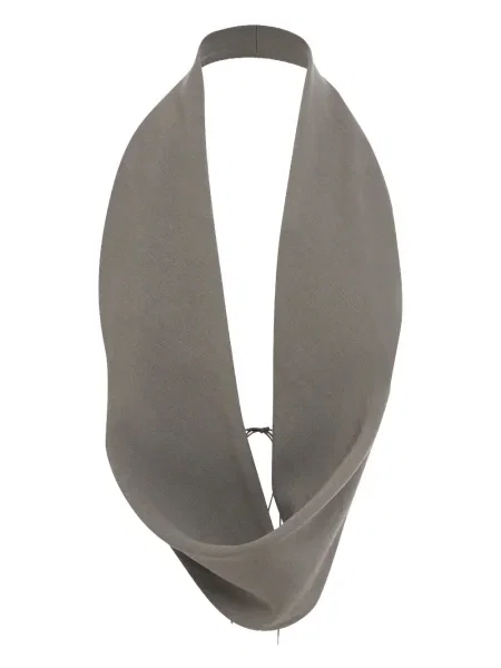 Top Alex Perry z dekoltem halter szary