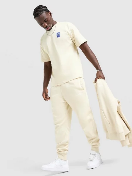 Nike Spodnie M Nk Club Bb Jogger beżowe