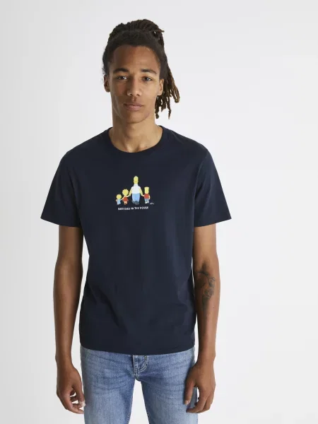 Tricou Celio albastru