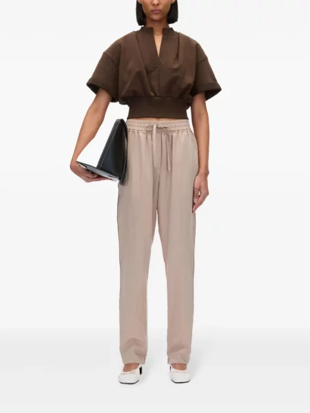Marškinėliai 3.1 Phillip Lim v formos iškirpte ruda