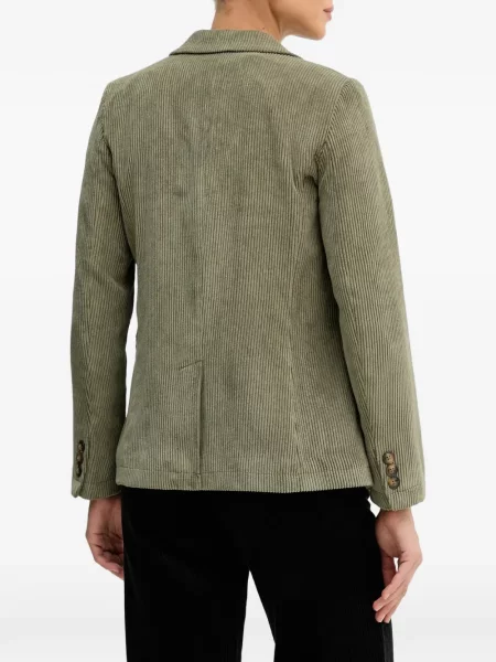 Top Benetton de catifea cord verde