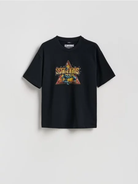 Reserved T-shirt Scorpions czarny