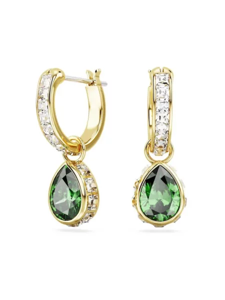 Kolczyki Swarovski żółte