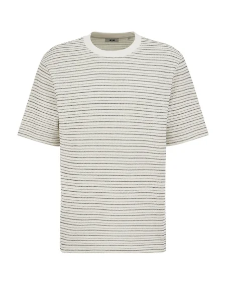 WE Fashion Tricou fildeş / murdar alb