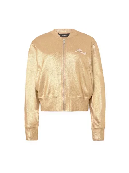 Kurtka bomber Karl Lagerfeld żółty