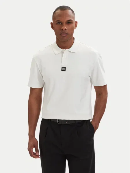 HUGO Tricou polo Deabono_D Crem