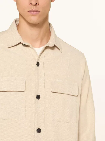 Strokesman's Koszula Wierzchnia beige beżowa