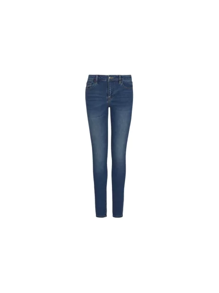 Skinny jeansy skinny Armani Exchange niebieskie