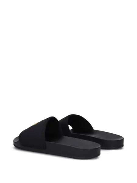 Papuci Palm Angels cu broderie negru