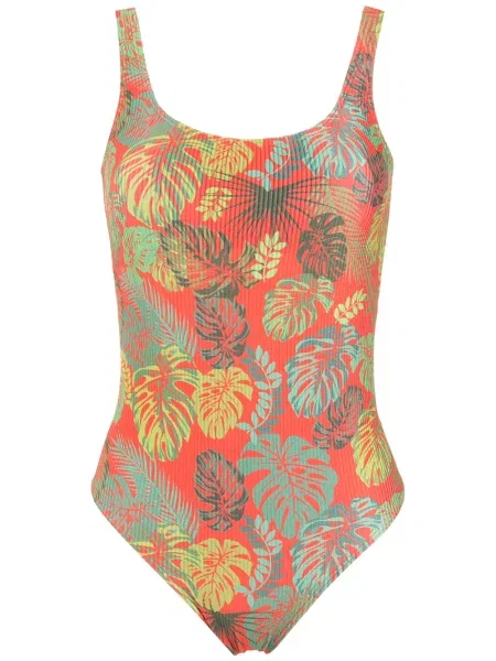 Costum de baie Amir Slama cu imagine roșu