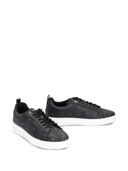 Sneakerși Mcm cu imagine negru