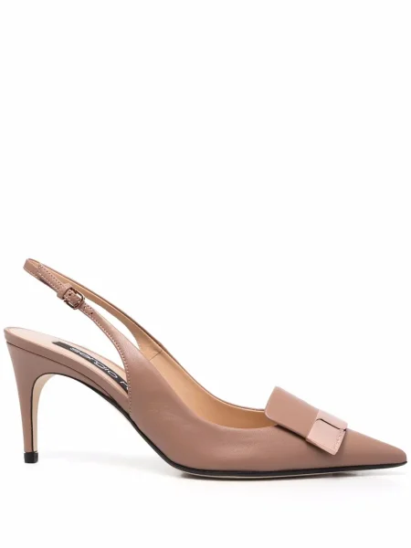 Pantofi cu toc Sergio Rossi slingback