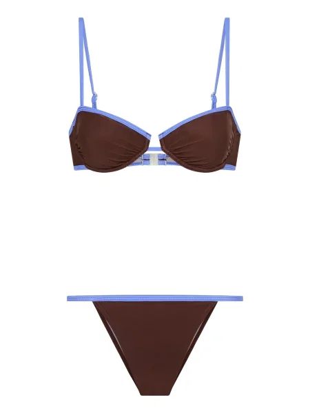 LSCN by LASCANA Costum de baie două piese închis maro