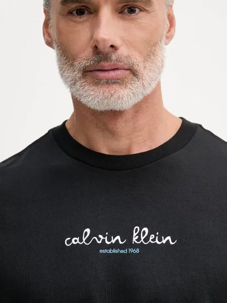 Calvin Klein Jeans тениска мъжка от черно